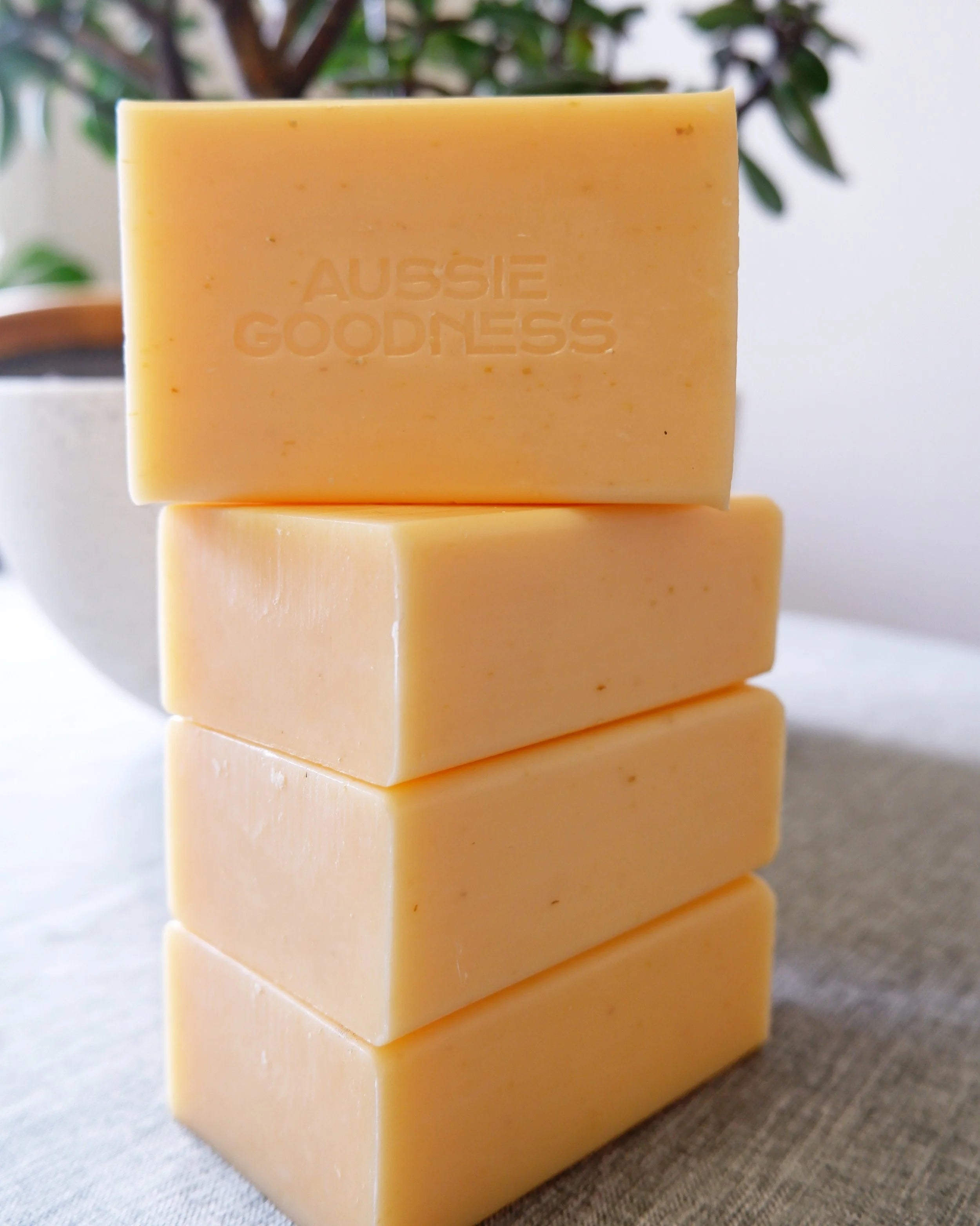 Aussie Goodness 4 Pack of 200g Oatmeal, Aloe Vera and Sandalwood Soap