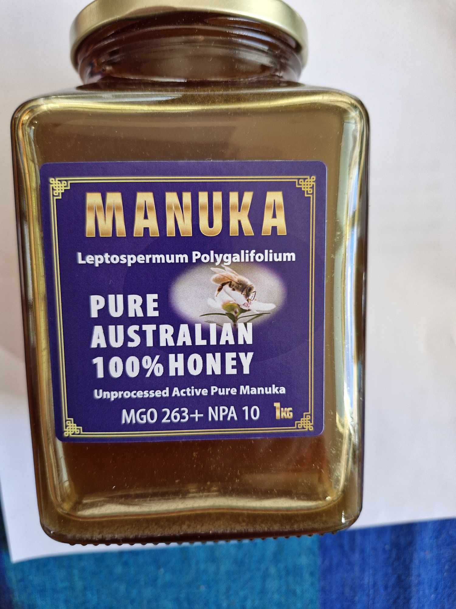 Australian Honey : Certified Pure Manuka MGO 263 +NPA 10
