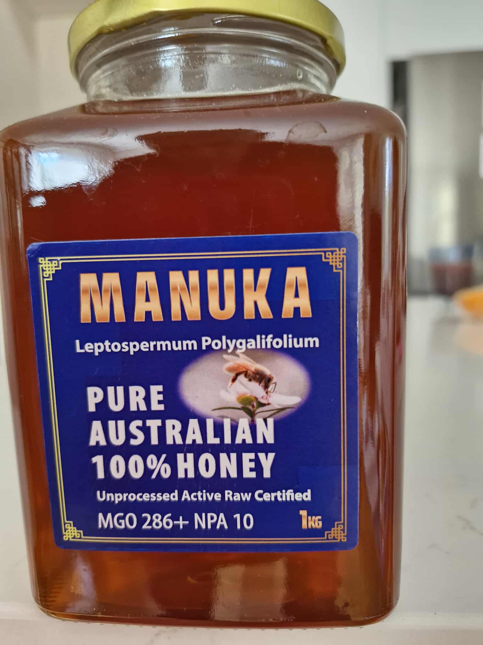 Australian Honey : Certified Pure Manuka MGO 286+NPA 10