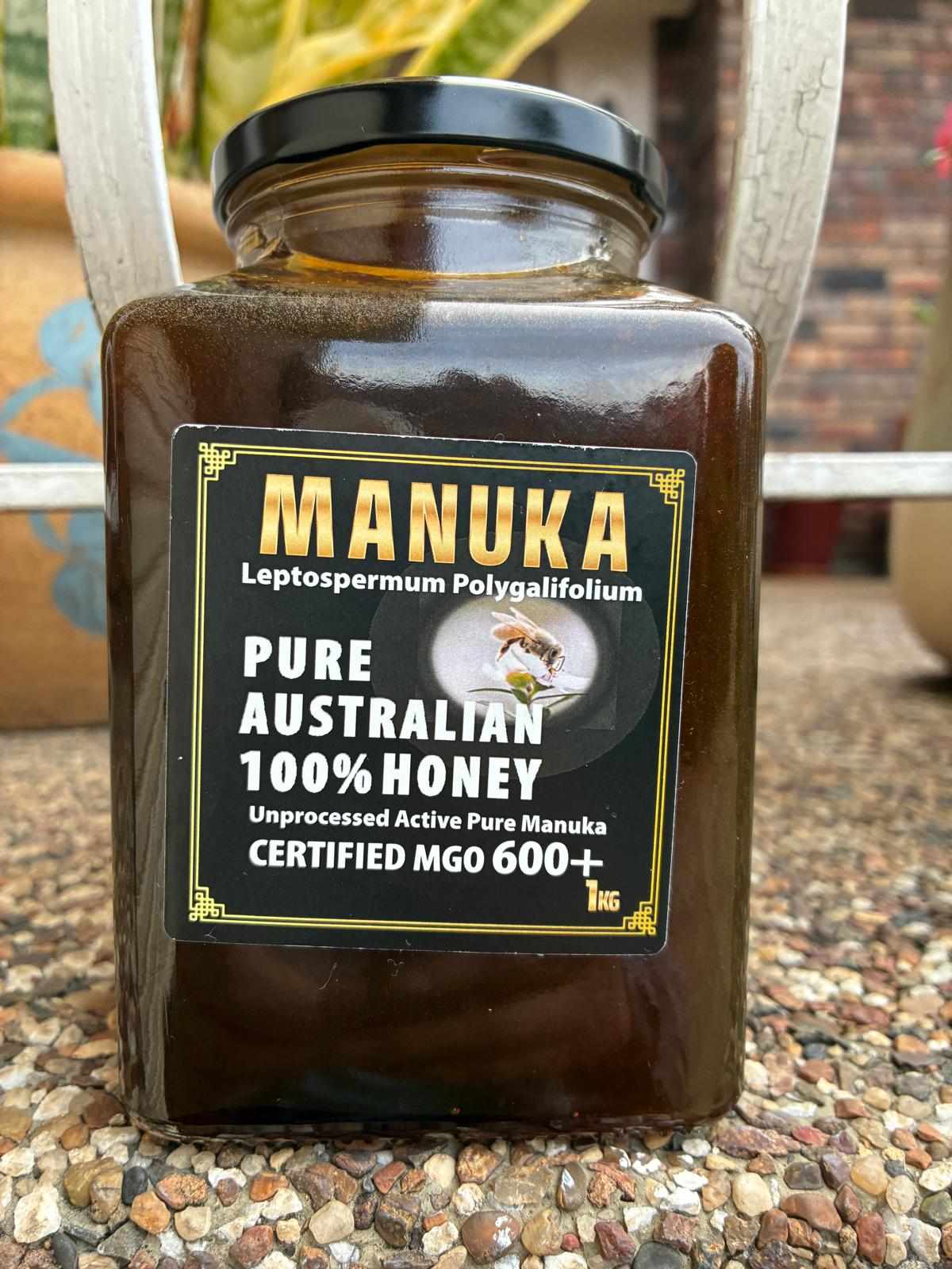 Australian Honey :Certified Pure Manuka MGO 600+