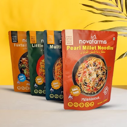 Millet Noodles(Foxtail+Little+Multi+Pearl) 4*192gm (Available for bulk orders)