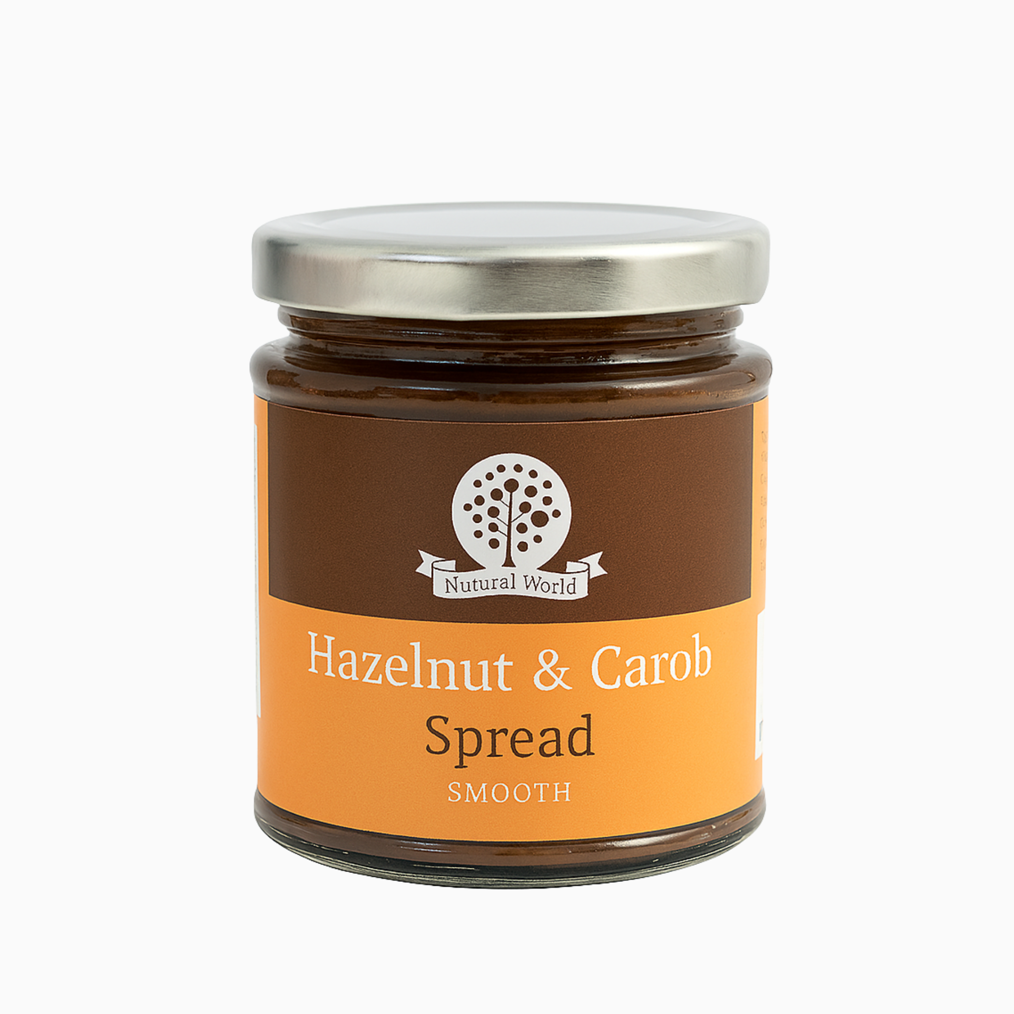 Nutural World – Hazelnut and Carob Spread – Smooth - 1kg Type A Foil