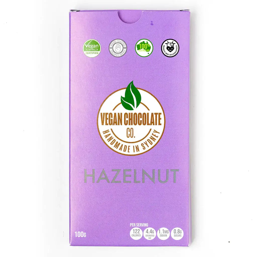 Vegan Hazelnut Bar (100G) (Made in Australia)