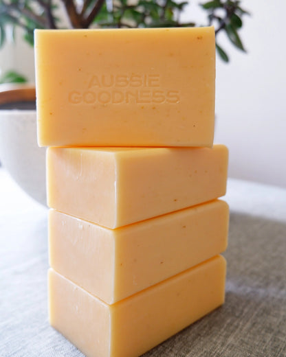 Aussie Goodness 8 Pack of 200g Oatmeal, Aloe Vera and Sandalwood Soap