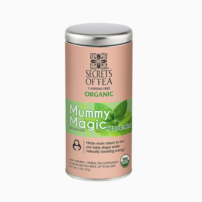 Mummy Magic Weight Loss Tea- 40 servings- Peppermint Flavor- Easy