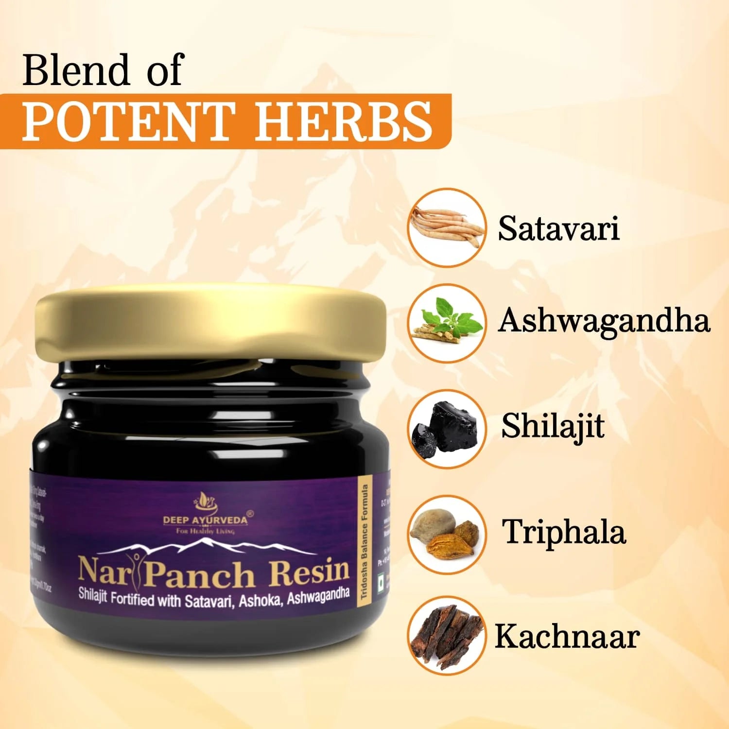 NariPanch Shilajit Resin Ayurvedic Blend for Women’s Vitality & Wellness