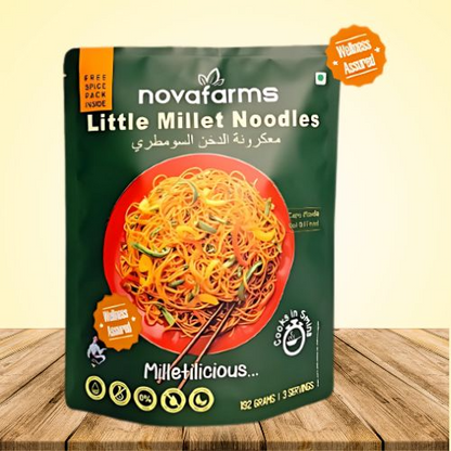 Millet Noodles(Foxtail+Little+Multi+Pearl) 4*192gm (Available for bulk orders)
