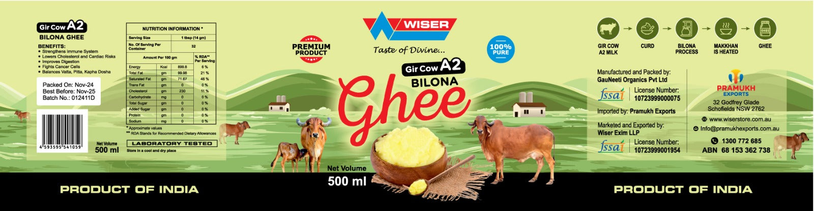 Desi Ghee 500 ml