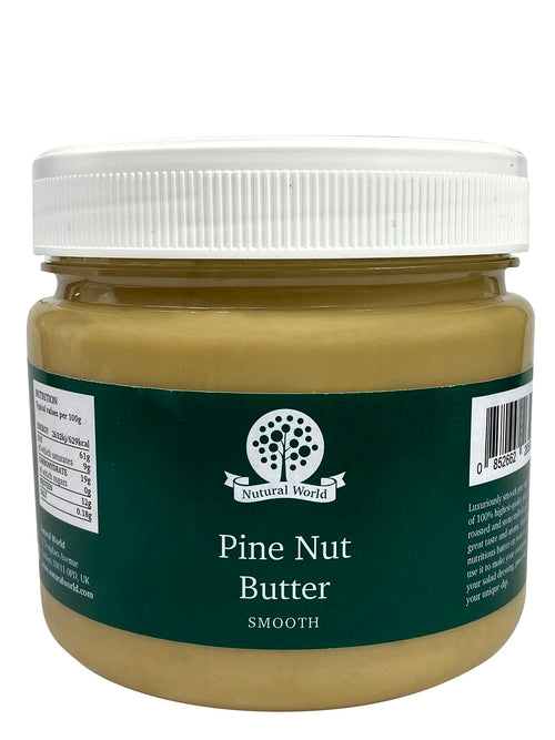 Nutural World – Pine Nut Butter – Smooth - 1kg Type A Foil Sealed
