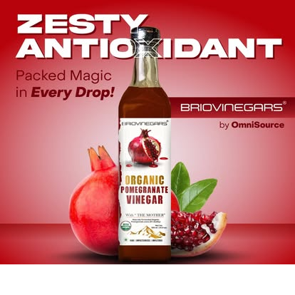 Organic Pomegranate Vinegar