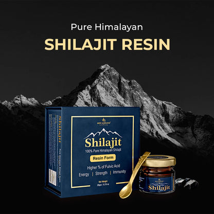 Pure Himalayan Shilajit Resin – Traditional Ayurvedic Support for Energy & Vitality