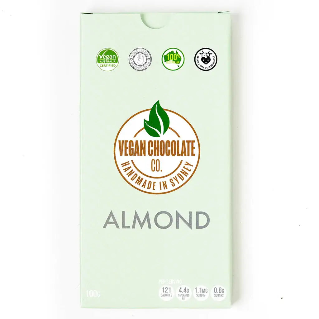 Vegan Almond Bar (100G) Gluten Free (Made in Australia)