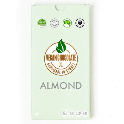 Vegan Almond Bar (100G) Gluten Free (Made in Australia)