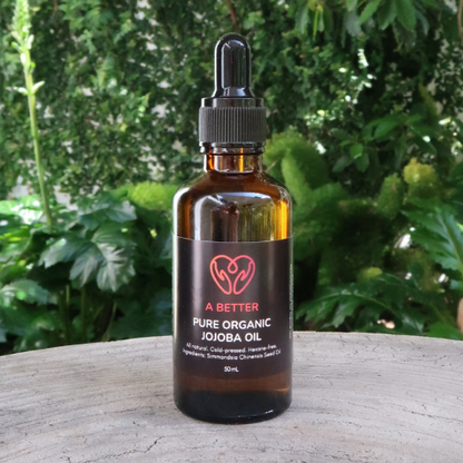 Pure Organic Jojoba Oil 50mL Amber Glass Bottle-0