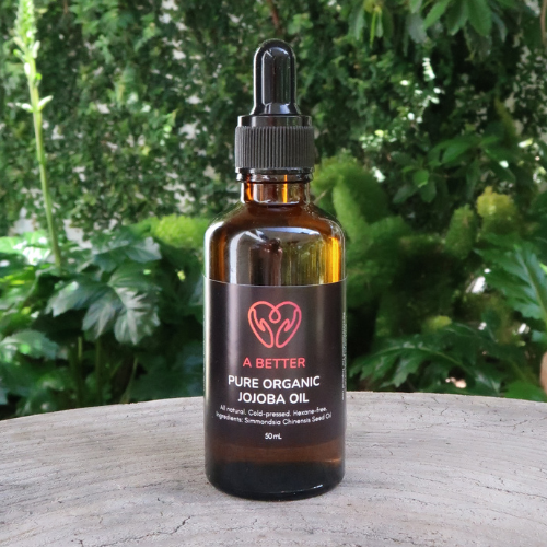 Pure Organic Jojoba Oil 50mL Amber Glass Bottle-0